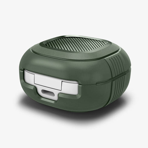 ASD01276 - Galaxy Buds 2 Pro / 2 / Pro / Live Case Rugged Armor in matte black showing the top